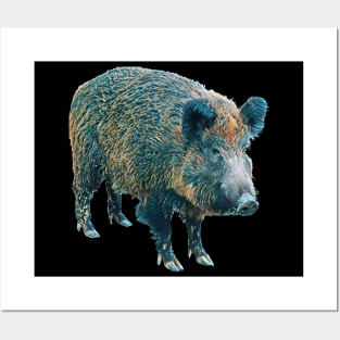 Boar - Woodland Themed Kids Room, Funny Gifts For Forester, Cute Animals Posters and Art